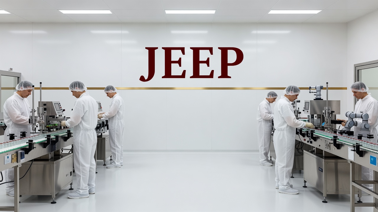 JEEP Peptides GMP production floor